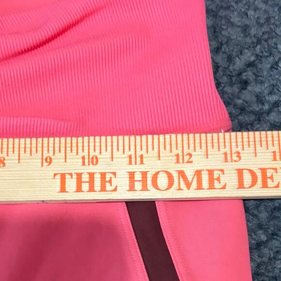 New Balance Bandier Tight Leggings Small Pink High Rise Sustainable Vibrant NWT - Picture 6 of 10